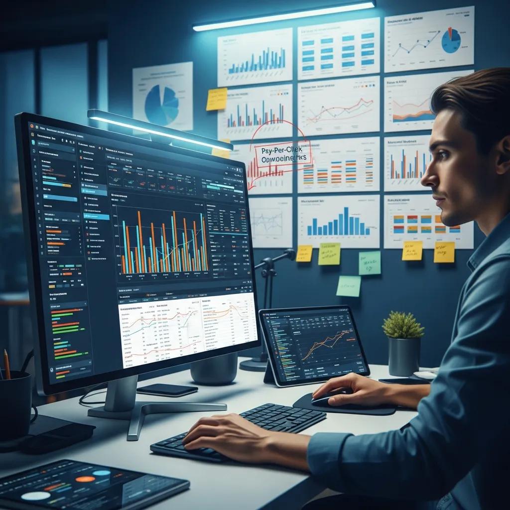 Digital marketing specialist optimizing PPC campaigns for Deerfield Beach companies